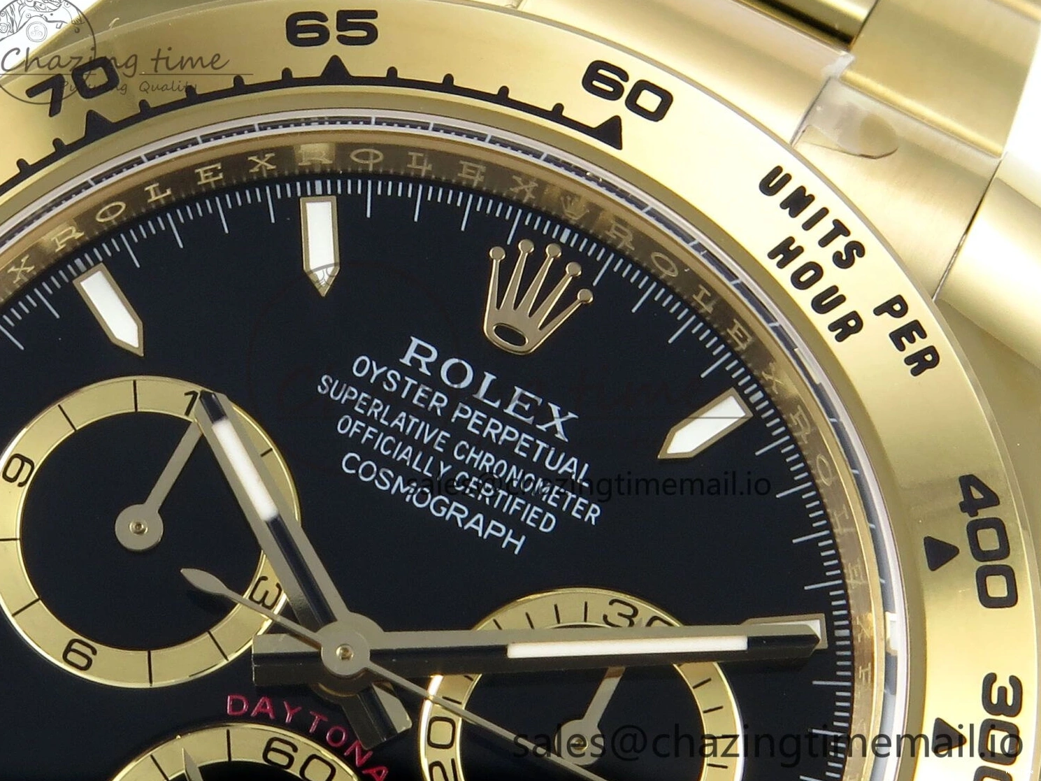 MiroTime 0305 TimelessDesign Daytona 126508 APSF 1:1 Best Edition Black Dial on YG Braclet SH 742